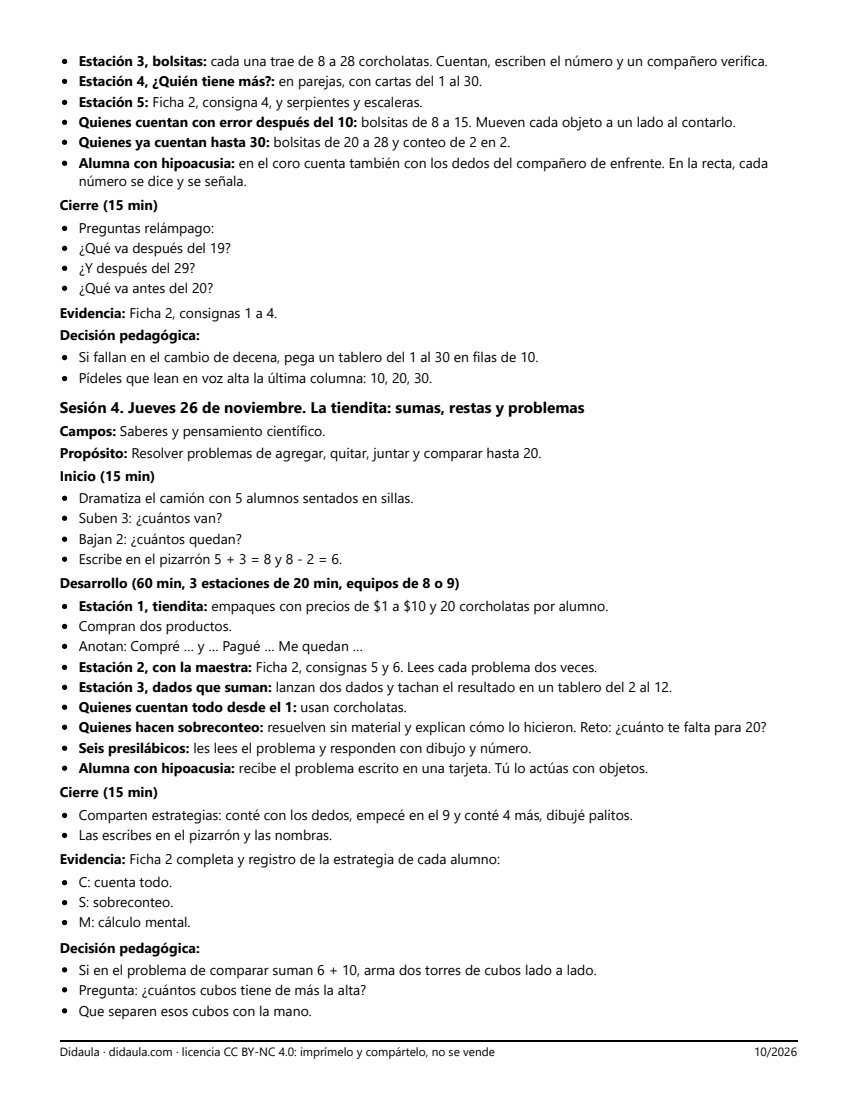Página 4 de Repaso y examen del primer trimestre en 1°: estaciones, juegos y cuaderno de repaso