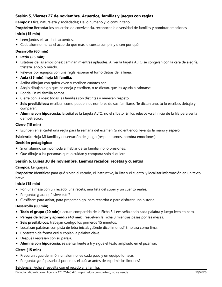 Página 5 de Repaso y examen del primer trimestre en 1°: estaciones, juegos y cuaderno de repaso