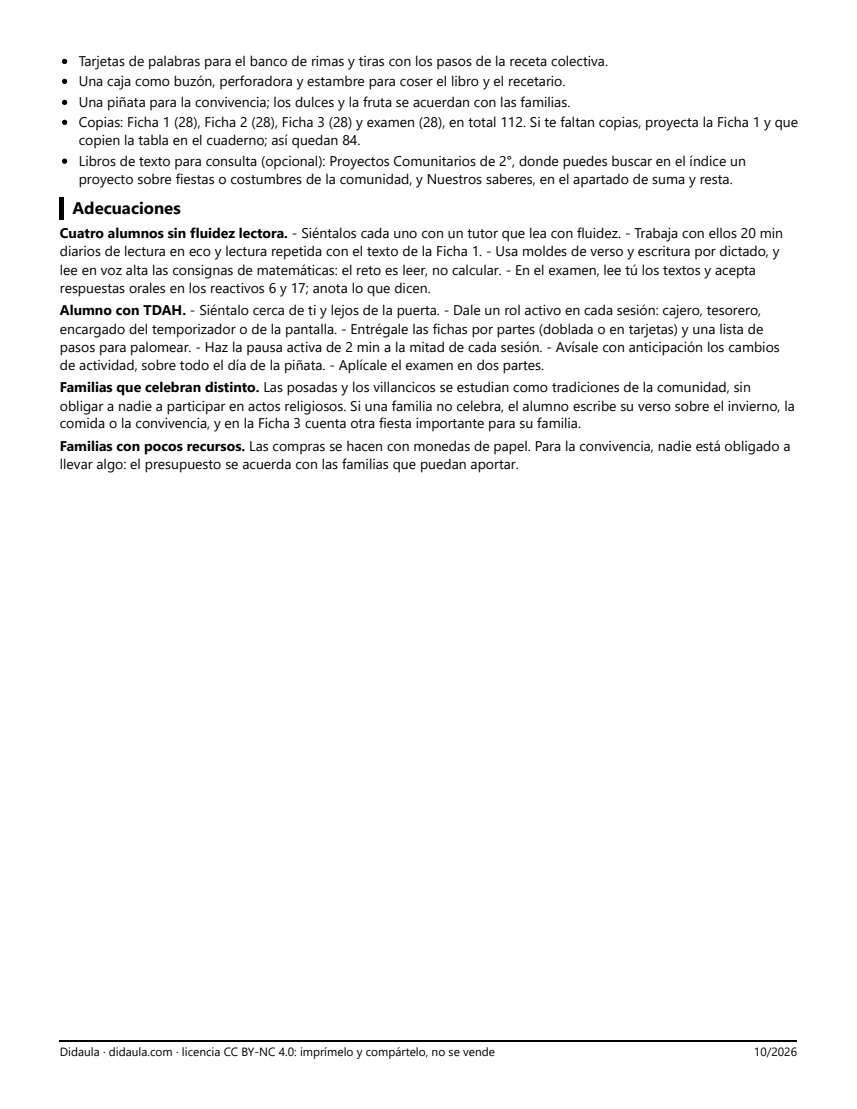 Página 7 de Las tradiciones de diciembre en mi comunidad: libro de versos y recetario de la convivencia