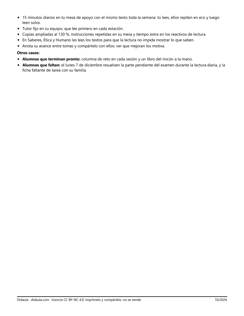 Página 8 de Repaso y examen del primer trimestre en 3°: cuaderno de repaso por estaciones y juegos