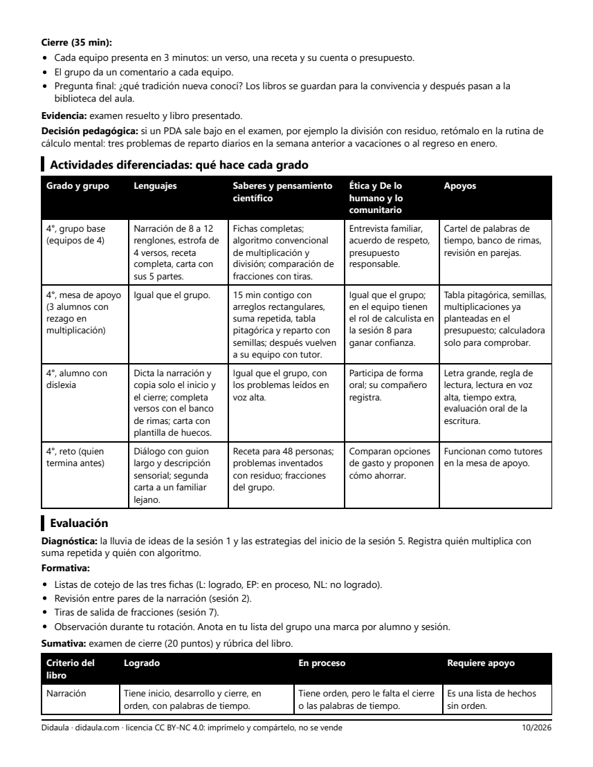 Página 7 de Las posadas y tradiciones de diciembre: libro de versos y recetario de la convivencia