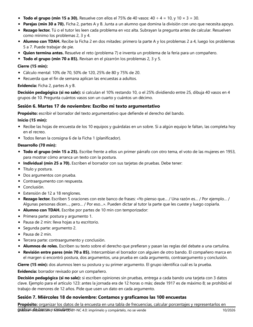 Página 5 de La Revolución Mexicana y nuestros derechos: debate y encuesta de la feria del 20 de noviembre (5°)