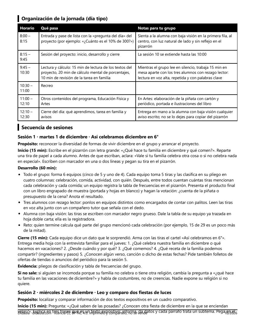 Página 2 de Versos, sabores y cuentas claras: la convivencia de fin de año de 6°