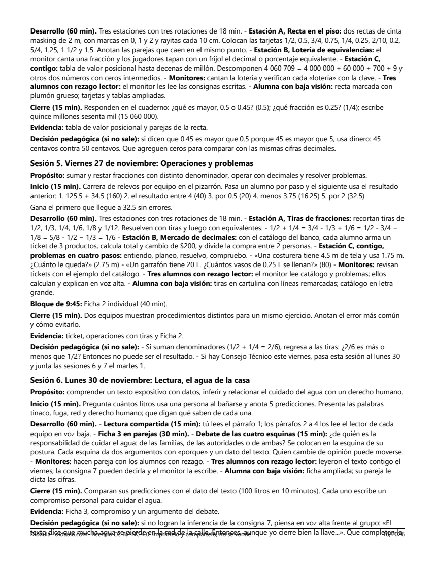 Página 4 de Repaso y examen del primer trimestre en 6°: estaciones, juegos y cuaderno de repaso