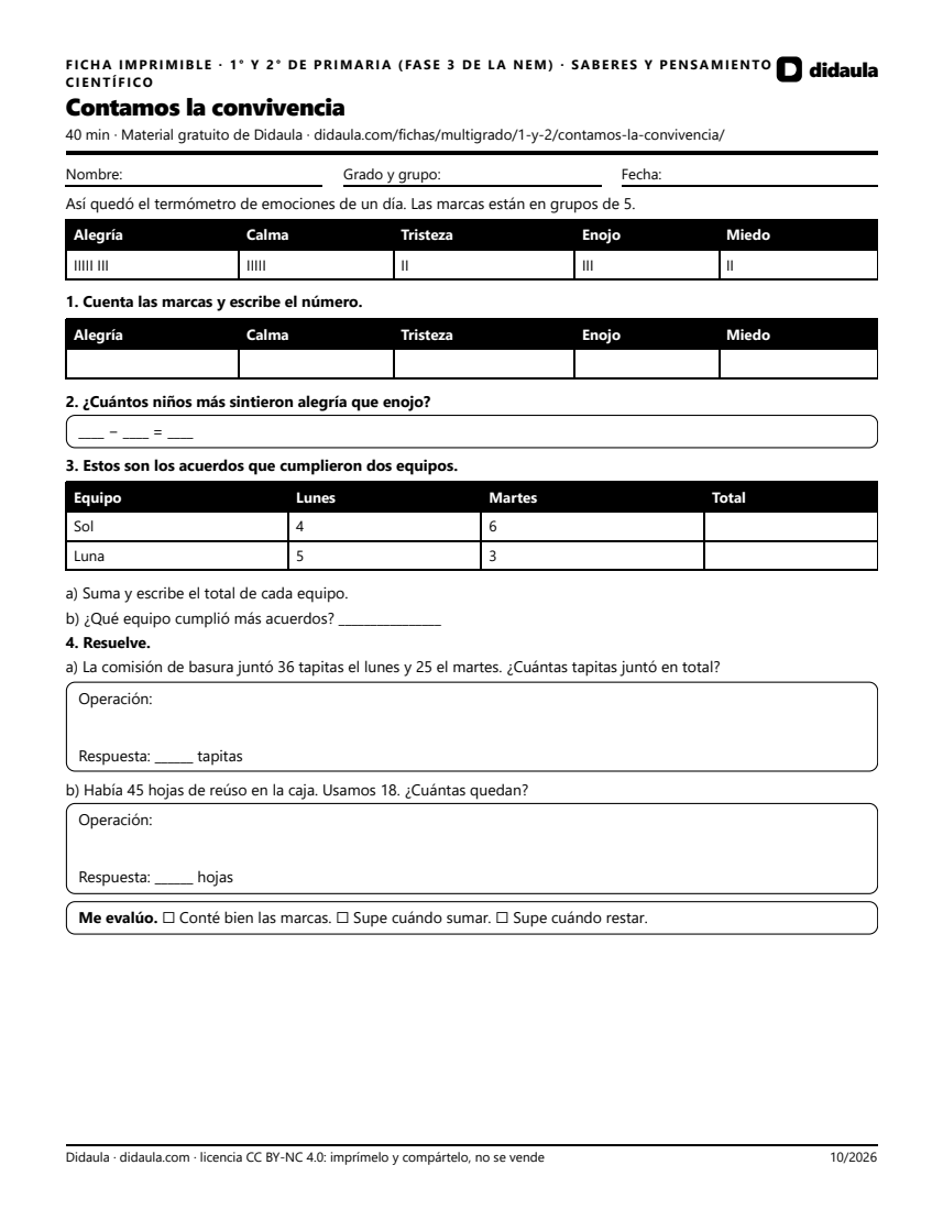 Página 1 de Contamos la convivencia