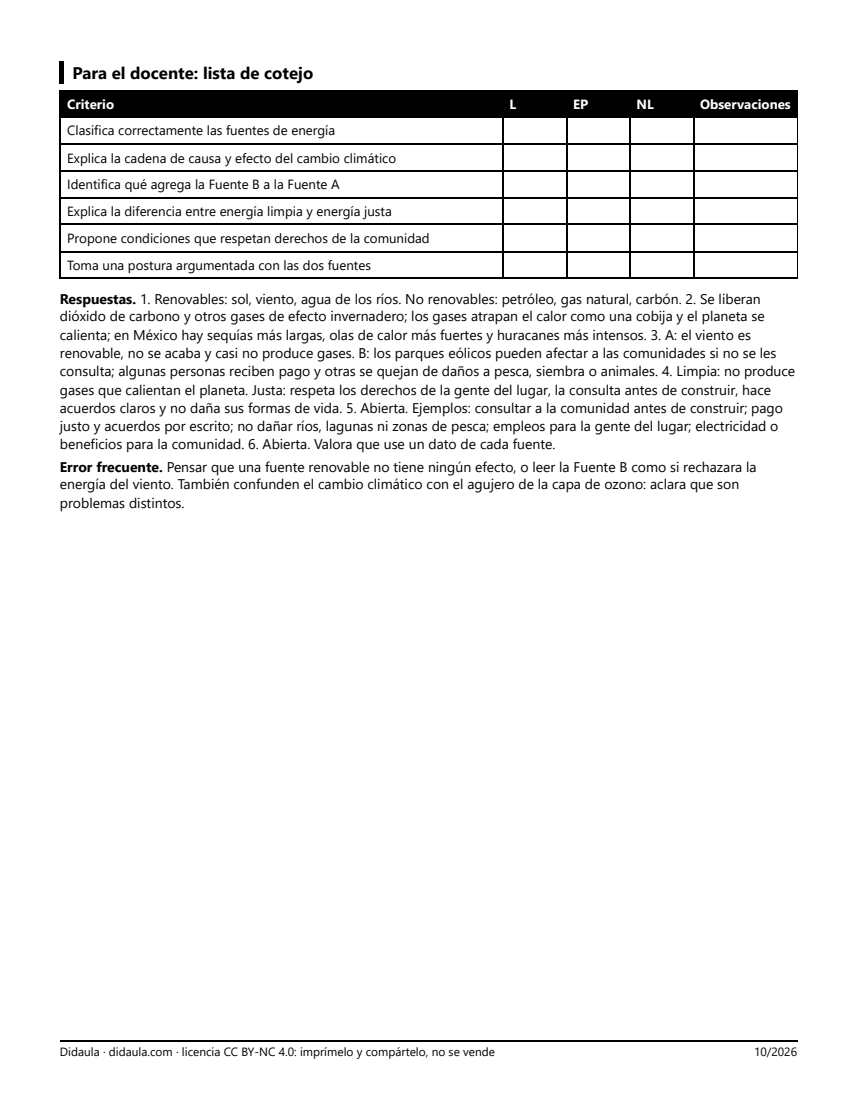 Página 3 de ¿Energía limpia para quién? Dos textos para contrastar