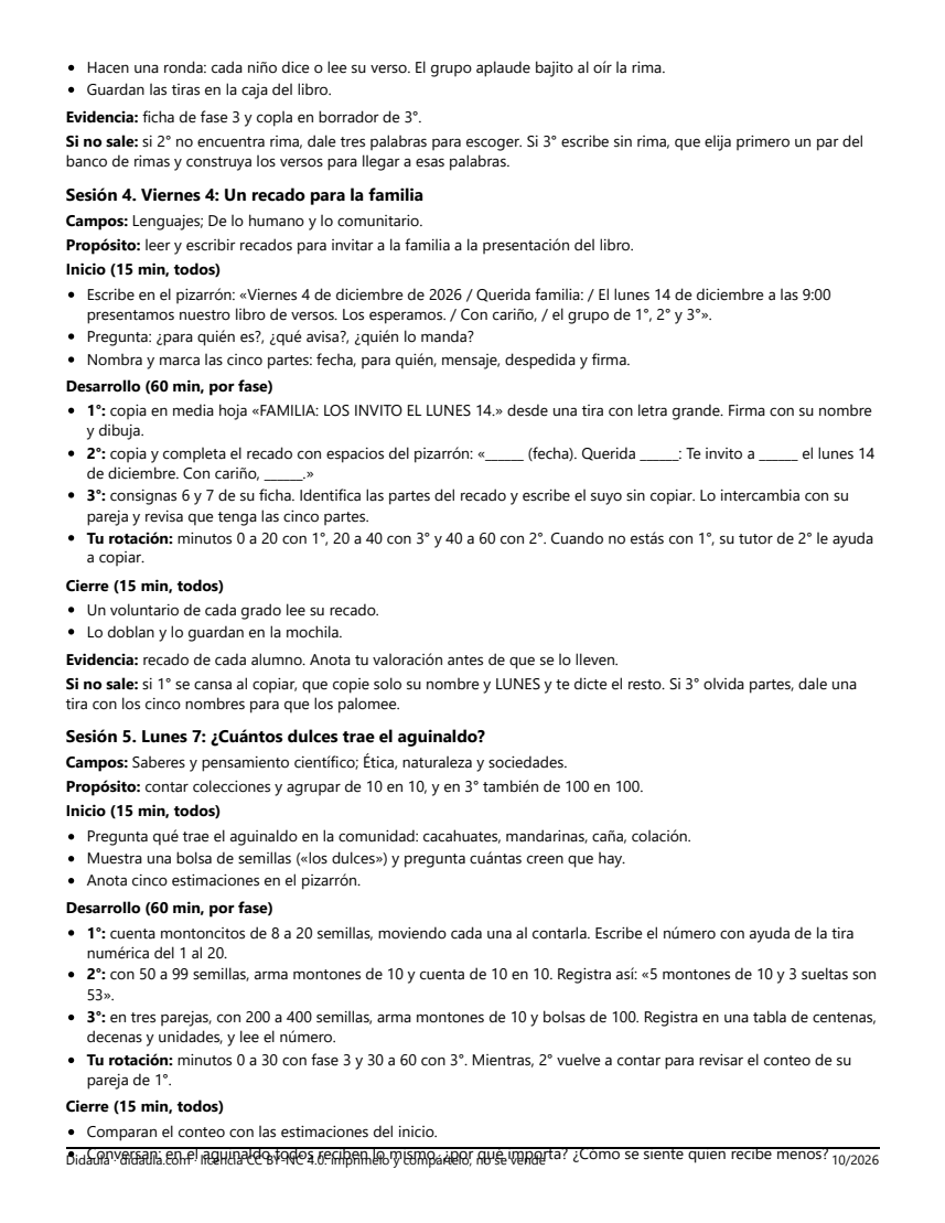 Página 4 de Versos, recados y dulces: la posada de nuestro grupo