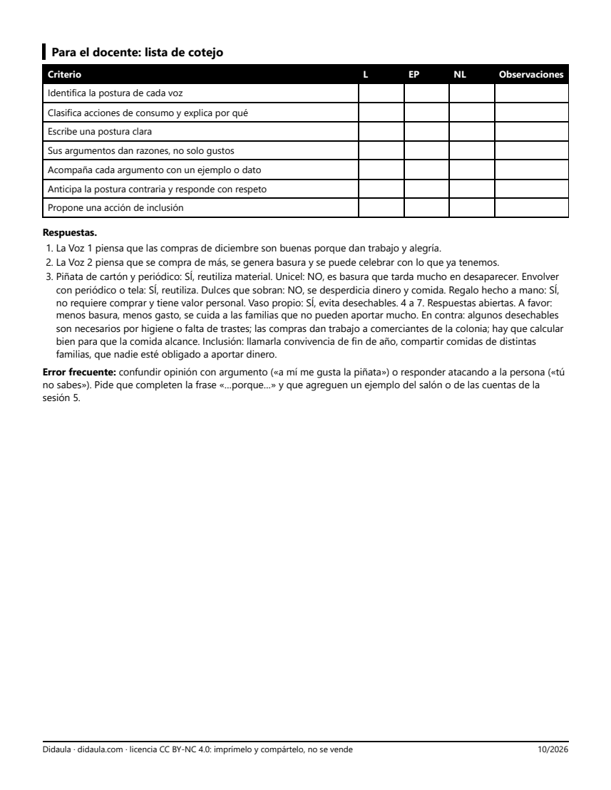 Página 4 de Preparo mi postura: ¿comprar más es celebrar mejor?
