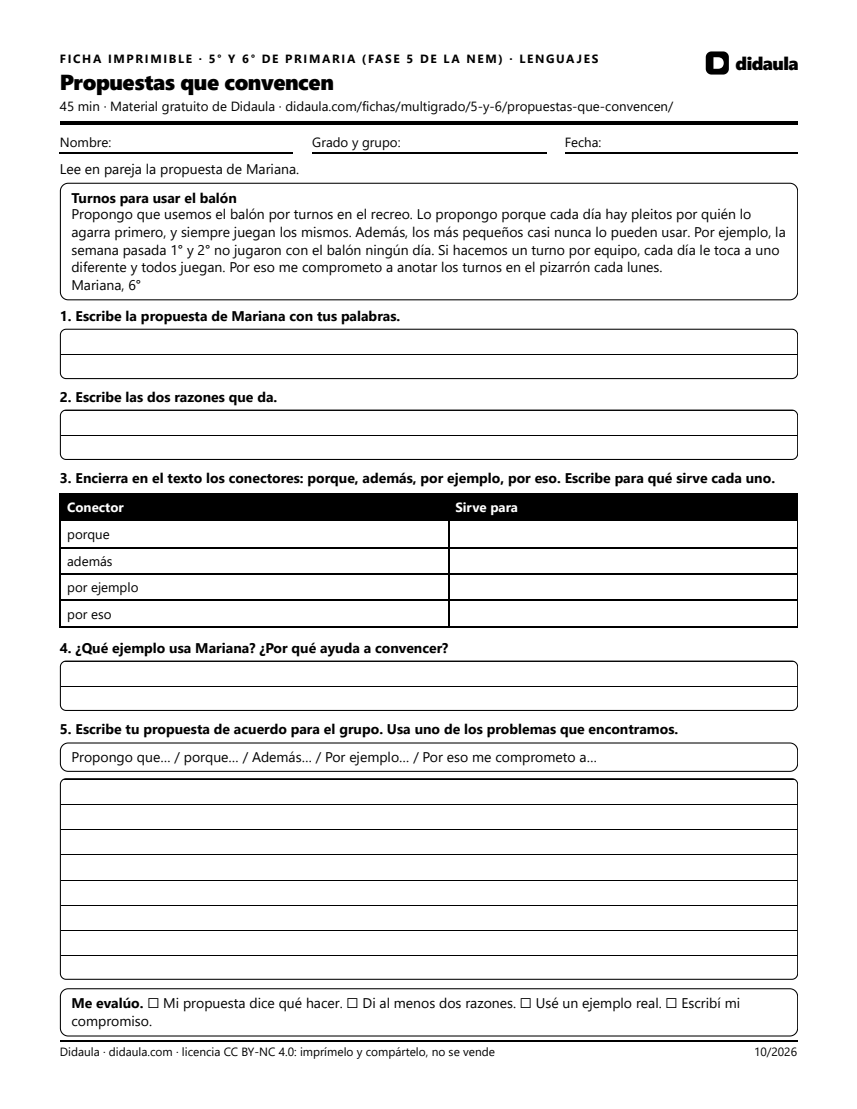 Página 1 de Propuestas que convencen