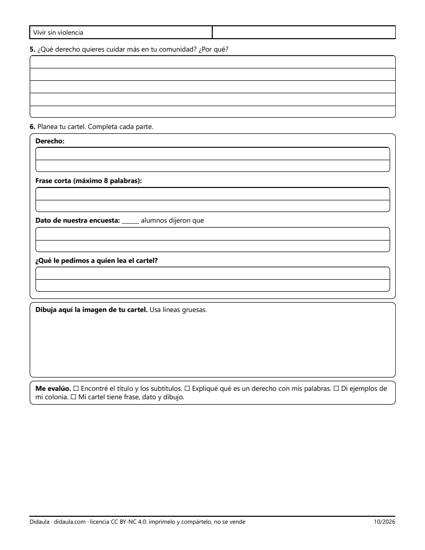 Página 2 de Leo un texto informativo y planeo mi cartel
