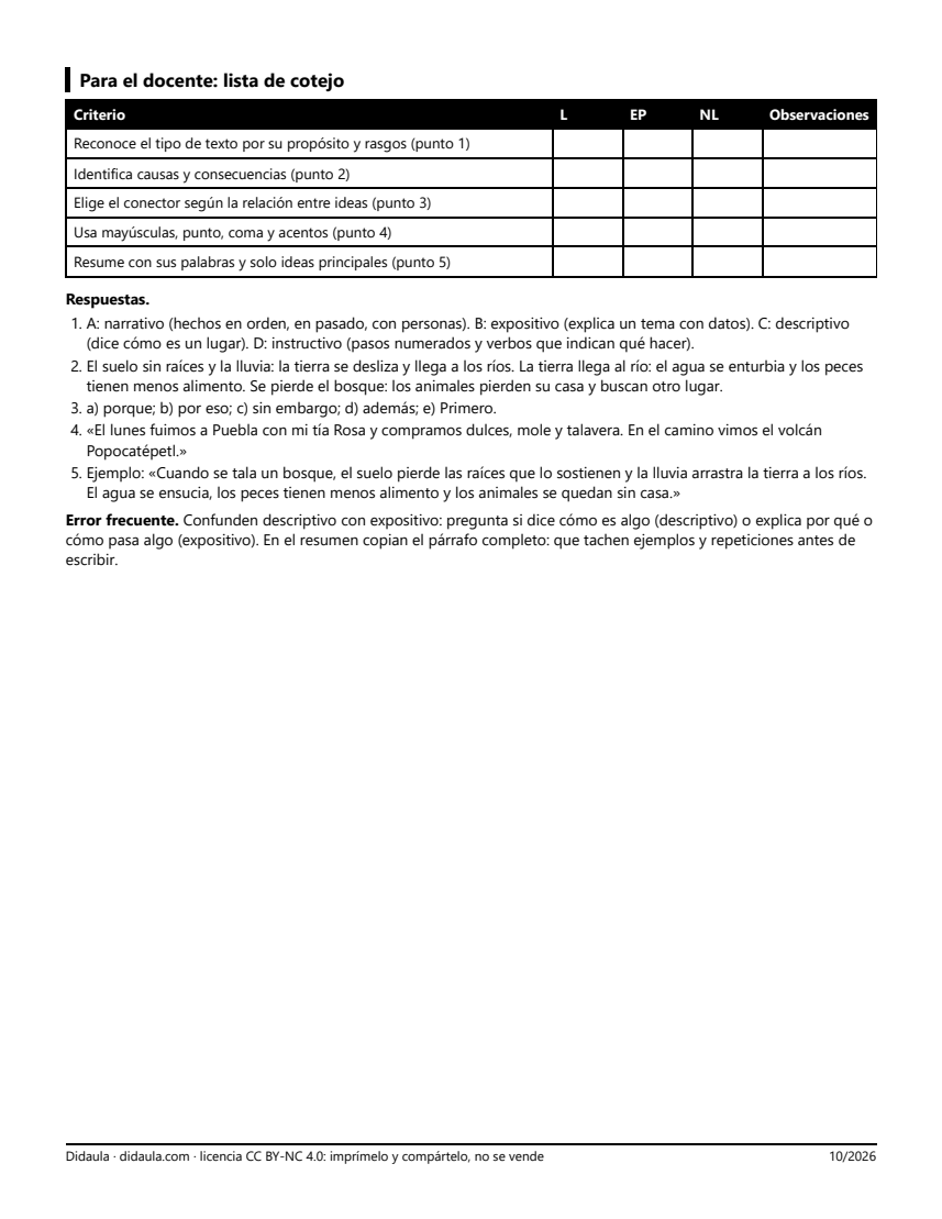 Página 3 de Tipos de texto, conectores y resumen